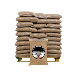 BravePellets Houtpellets ENplus A1 990 kg Premium Naaldhout